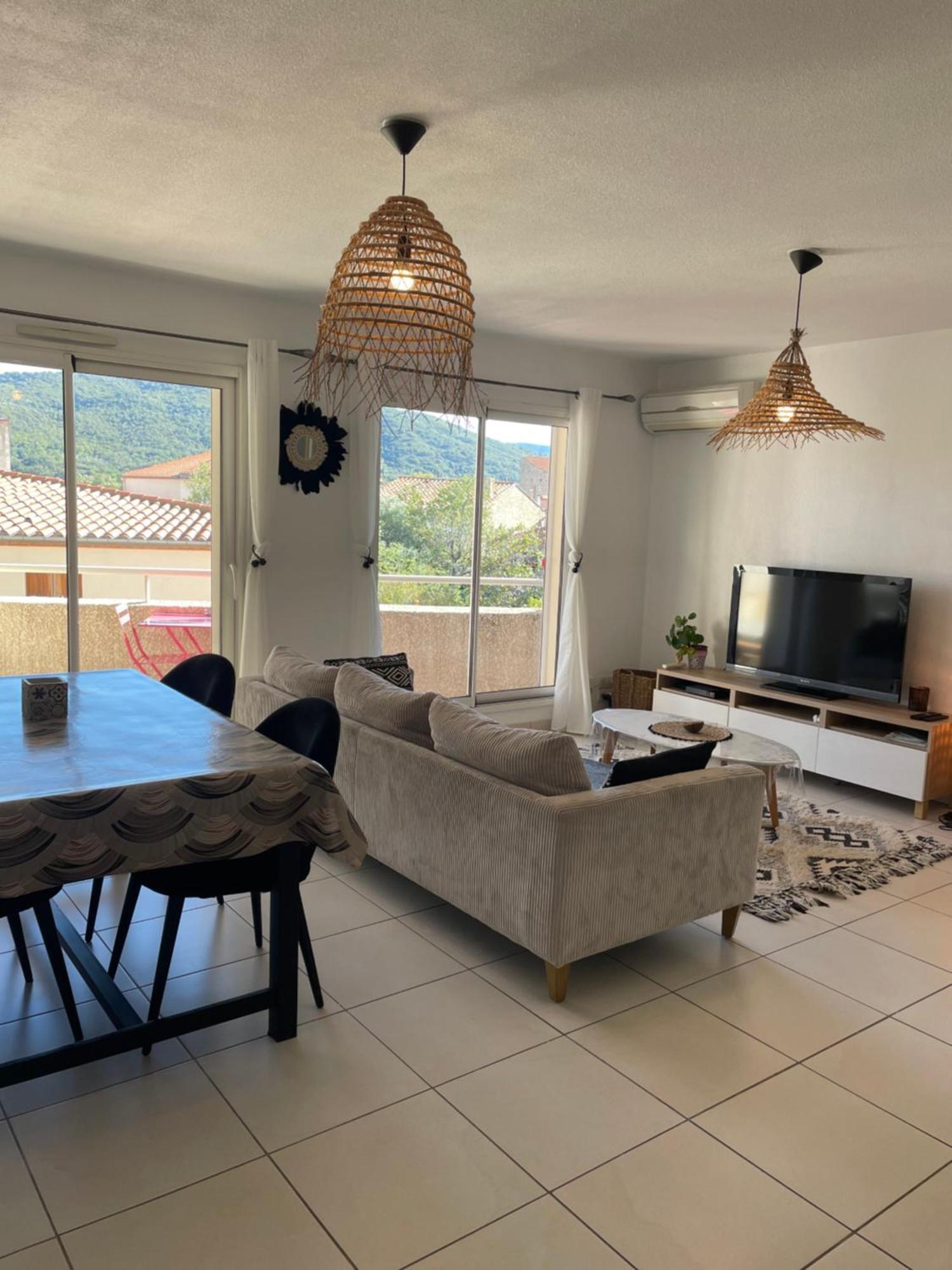 Appartement T3 Climatise,Balcon, Classe 3 Etoiles Le Boulou Esterno foto
